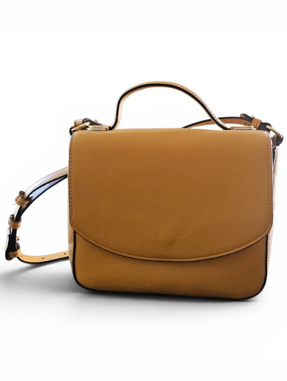 Alfani Yellow Top-Handle Crossbody Bag EUC